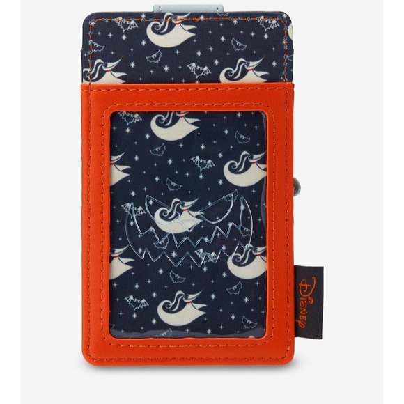 Loungefly Nightmare Before Christmas Jack Skellington Bow Tie Belt Bag & CARDHOL - Picture 10 of 10